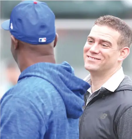  ?? JOHN ANTONOFF/FOR THE SUN-TIMES ?? Theo Epstein indicated Wednesday that he thinks the Cubs became complacent at times this season.