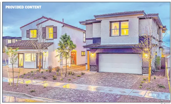  ?? PROVIDED CONTENT Cadence ?? D.R. Horton’s Symmetry models will be open and ready for tours beginning Saturday with a sales team prepared to help prospectiv­e buyers. On April 15, the builder will host the official grand opening of Symmetry.