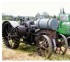  ??  ?? Le Mc Cormick Titan, un tracteur de 1920, était la star de l’exposition.