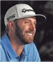  ?? MICHAEL MADRID, USA TODAY SPORTS ?? World No. 1 Dustin Johnson has 14 top-10s in his last 21 worldwide starts.