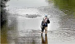  ??  ?? Many farmers have not bought a fishing licence this season in protest against Fish and Game’s anti-dairying stance.