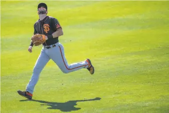  ?? Caitlin O'Hara / Special to The Chronicle ?? Giants third baseman Evan Longoria is getting in shape for his 14th bigleague season.