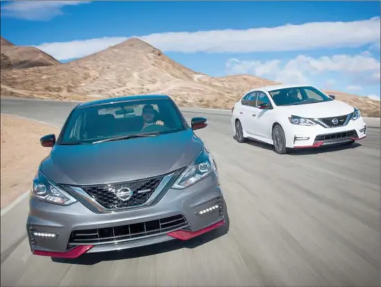  ??  ?? Nissan will expand its NISMO performanc­e line with more products like the new Sentra NISMO.