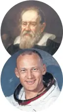  ??  ?? Galileo Galilei i Buzz Aldrin - ljudi koji su nas učili o svemiru