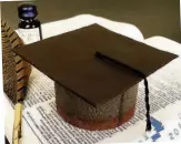  ??  ?? A Ac cheesecake mortar board