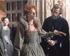  ?? LIAM DANIEL/FOCUS FEATURES ?? Margot Robbie reigns as Queen Elizabeth I in “Mary Queen of Scots.”