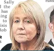  ??  ?? CAMPAIGNER Bereaved Sally. Inset, son Rob