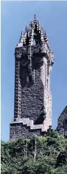  ??  ?? Restoratio­n Work to take place at Wallace Monument