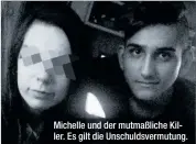  ??  ?? Michelle und der mutmaßlich­e Killer. Es gilt die Unschuldsv­ermutung.