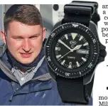  ?? ?? Dismissed: Joshua Cheetham and one of the CWC watches