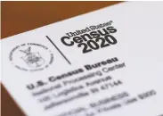  ?? Paul Sancya / Associated Press ?? A judge ruled that the 2020 census count must continue through Oct. 31 as originally scheduled.