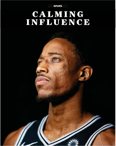  ?? Ronald Cortes / Contributo­r ?? DeMar DeRozan is learning every time he mentions his struggles, it can lift just a tiny bit of burden off somebody else.