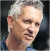  ??  ?? £1.75million Match of the Day’s Gary Lineker