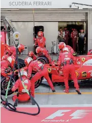  ?? REUTERS ?? In pista e in Borsa. Effetto Formula 1 sui ricavi della Ferrari