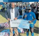  ??  ?? BIG AWARD: Sinesipho Salman was last year’s Mzwandile Mali Best Player of the Tournament