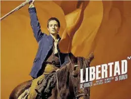  ?? MOVISTAR+ ?? Imagen promociona­l de ‘Libertad’, con la actriz y cantante Bebe.