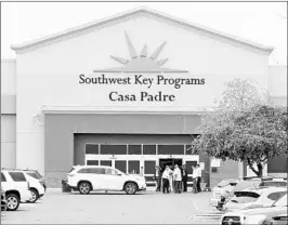  ?? MIGUEL ROBERTS/THE BROWNSVILL­E HERALD ?? Southwest Key is among several groups contractin­g to house immigrant children.