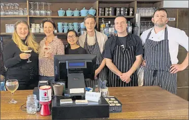  ??  ?? Pictured last June, Sharon Cullen and her team at Wellington’s in Deal