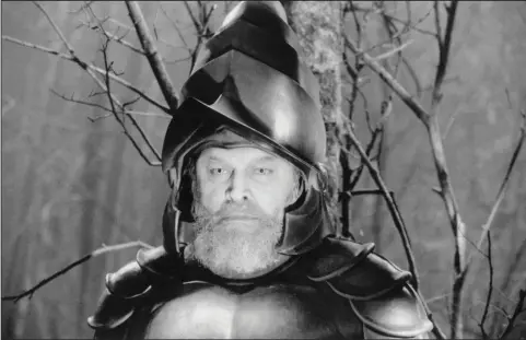  ??  ?? Brian Blessed plays the Ghost of Hamlet’s father in Kenneth Branagh’s 1996 movie version of “Hamlet”