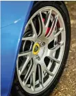  ??  ?? Above right: almost plush compared with very early Elises, but still wonderfull­y spare and driver-focused compared with most modern sports cars. Right: forged alloys look great; stopping power boosted by AP Racing twin-pot front calipers