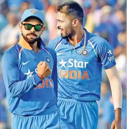  ??  ?? After enduring a tough time following the World T20 at home, Hardik Pandya (right) has come back stronger.