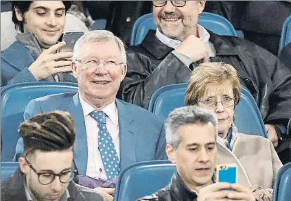  ?? FOTO: EFE ?? Ferguson, junto a su mujer, hace tan solo unas semanas