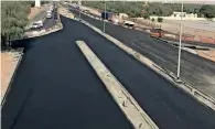  ?? Supplied photo ?? The Awafi bridge comprises six lanes — three in each direction — and is being built on the RAK Ring Road. —