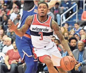  ?? BRAD MILLS/USA TODAY SPORTS ?? Bradley Beal says, “Everybody looks at us as role models and these icons, but we are citizens, we pay our taxes just like everybody else.”