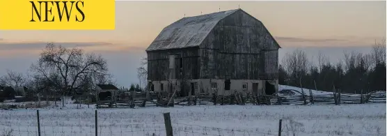  ?? PHOTOS: TYLER ANDERSON / NATIONAL POST ?? Accused serial killer Bruce McArthur spent his early years on this property near the hamlet of Argyle in Kawartha Lakes, Ont. He want to high school in nearby Fenelon Falls.