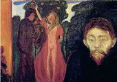  ??  ?? Gelosia Opera di Edvard Munch