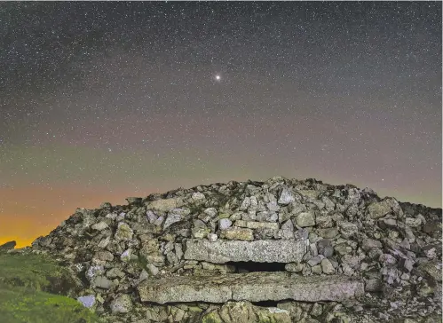  ??  ?? RIGHT: Mark Carthy’s photo ‘Mars over Carrowkeel’.