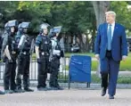  ?? PATRICK SEMANSKY/AP ?? President Trump near the White House in June 2020. Emails released by a House panel detail the intense pressure campaign his allies used in a failed attempt to get the Department of Justice to pursue false claims of election fraud.