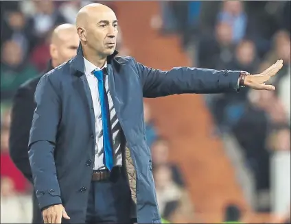  ?? FOTO: EFE ?? Pako Ayestarán El técnico de la UD Las Palmas está firmemente convencido de que el cuadro canario acabará logrando la salvación