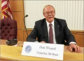  ?? DIGITAL FIRST MEDIA FILE PHOTO ?? Borough Council President Dan Weand