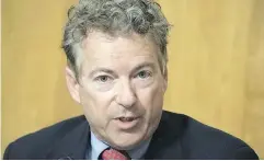  ?? ALEX WONG / GETTY IMAGES FILES ?? Kentucky Republican Sen. Rand Paul.