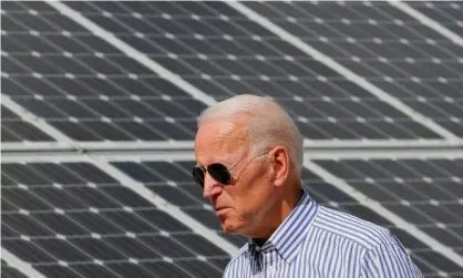  ?? Photograph: Brian Snyder/Reuters ?? Joe Biden has outlined a $2tn plan to decarboniz­e the electricit­y sector and create millions of jobs in clean energy.