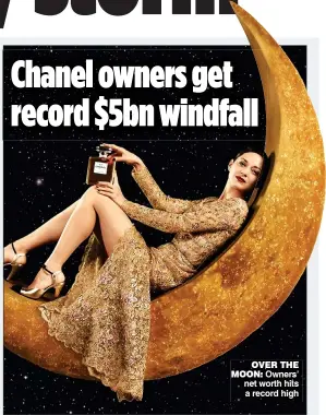  ?? ?? OVER THE MOON: Owners’ net worth hits a record high