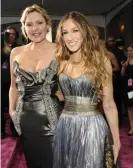  ?? Photograph: Kevin Mazur/WireImage ?? Gossip girls … Sex and the City stars Kim Cattrall and Sarah Jessica Parker.