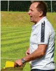  ?? Foto: Radloff ?? Gut eingestell­t hat bisher Trainer Sepp Schlögel sein Team.