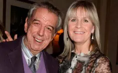  ??  ?? HIT MAKER: Rod Temperton, pictured with his wife Kathy in 2012, wrote some of Michael Jackson’s best-known songs. Photo: Shuttersto­ck
