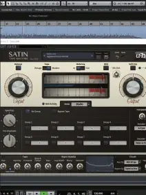  ??  ?? u-he Satin emulates the classic saturation of analogue tape