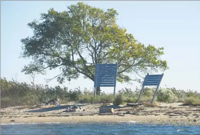  ?? Erik Trautmann / Hearst Connecticu­t Media file photo ?? Grassy Island, above, is one of the areas in Norwalk included in the proposal by the U.S. Fish and Wildlife Service that seeks to add 4,800 acres to existing storm surge barriers in Fairfield and New Haven counties.