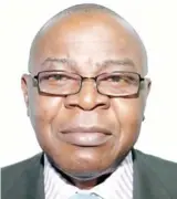  ?? ?? CEO, Alliance SubSurface Energy Consultant­s, Mr Jasper Nwachukwu