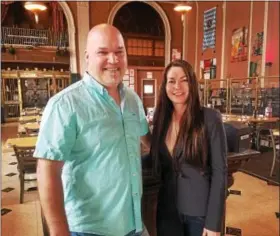  ?? DIGITAL FIRST MEDIA FILE PHOTO ?? David Walsh, left and wife Blair Walsh, right, are the owners of Pottstown’s Brick House restaurant. Located at the corner of High and Hanover streets for the past decade, the restaurant will be closing this month, according to a post Sept. 5 on the...