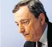  ??  ?? ECB president Mario Draghi