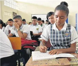  ??  ?? Barranquil­la está comprometi­da con la educación de calidad.