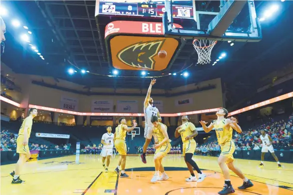  ?? AMYSHORTEL­L/THE MORNING CALL ?? Central Catholic and Liberty play at Allentown’s PPL Center in February. Pennsylvan­ia winter sports teams face an uncertain season ahead.