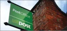  ?? Hundreds of rural post offices are to close nationwide. ??