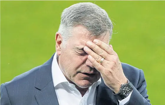  ??  ?? Ex-England manager Sam Allardyce was sacked after just 67 days.