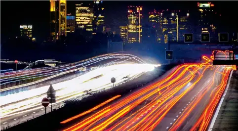  ?? Photo: AP ?? Vehicles move on a highway towards Frankfurt. Germany was named the world’s best recycler in 2017 by environmen­tal consultanc­y firm Eunomia.